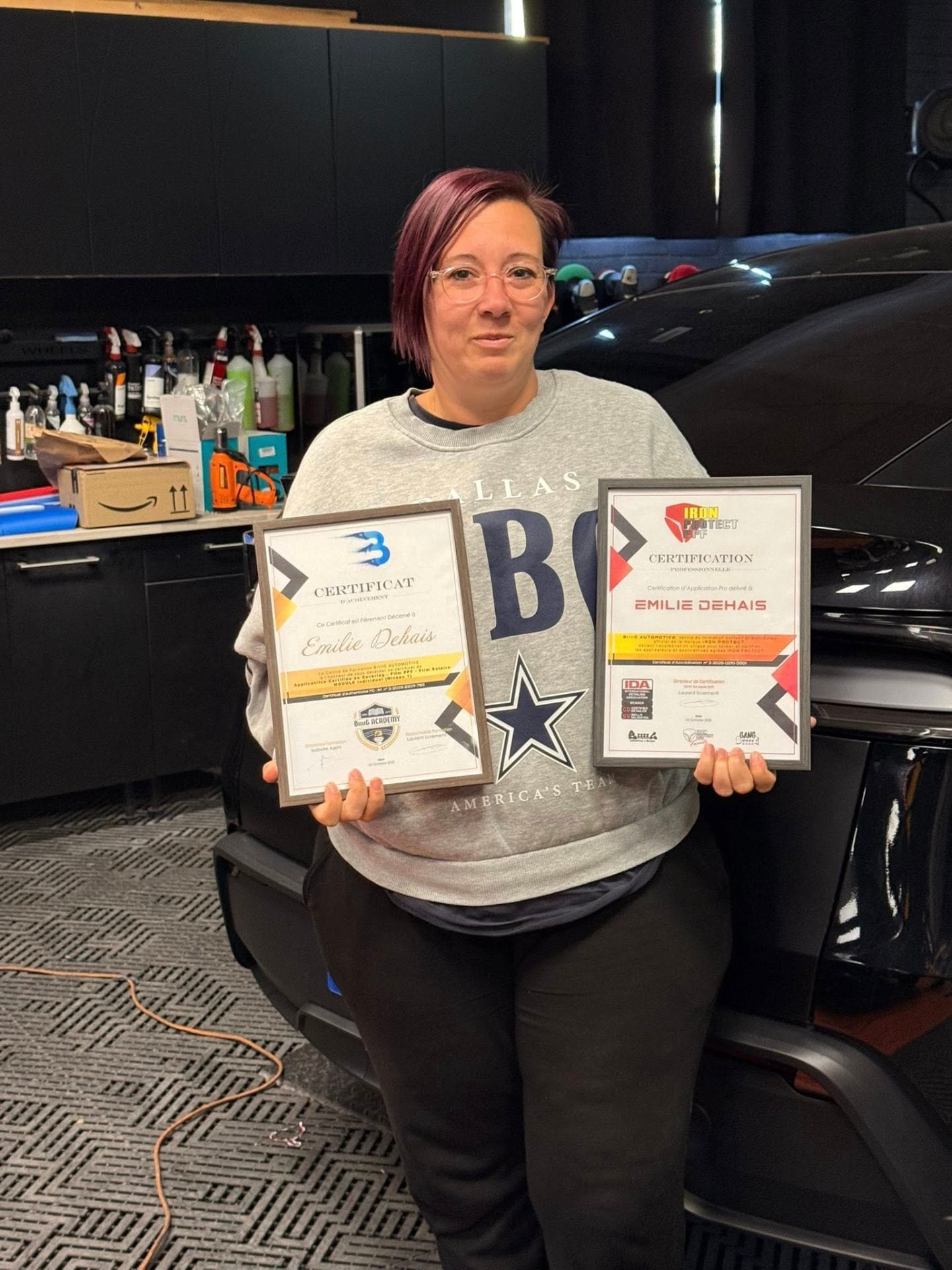 Stagiaire formation PPF avec diplômes